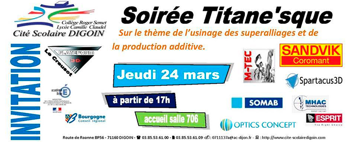 PFT Plateform3D – soirée TITANE’SQUE