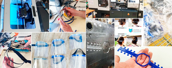 Le Lycée Félix Mayer participe à la lutte contre le COVID-19